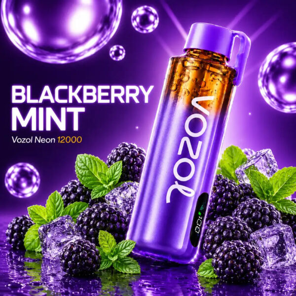 Vozol-Neon-12000-Pro-Blackberry-Mint Vozol Vape Neon 12000 Pro