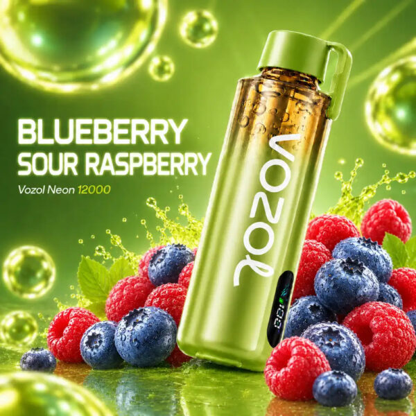 Vozol-Neon-12000-Pro-Blueberry-Sour-Raspberry Vozol Vape Neon 12000 Pro