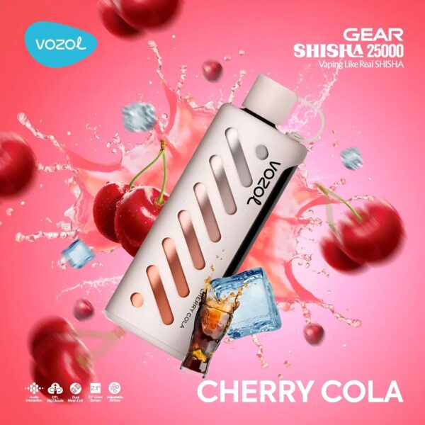 Vozol-Vape-Gear-Shisha-25000-Cherry-Cola Vozol Vape Gear Shisha 25000