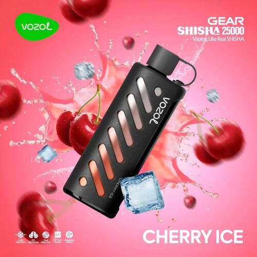 Vozol Vape Gear Shisha 25000 - Cherry Ice