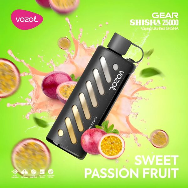 Vozol-Vape-Gear-Shisha-25000-Sweet-Passion-Fruit Vozol Vape Gear Shisha 25000