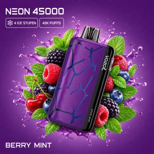 Vozol-Vape-Neon-45000-Berry-Mint Vozol Vape Neon 45000