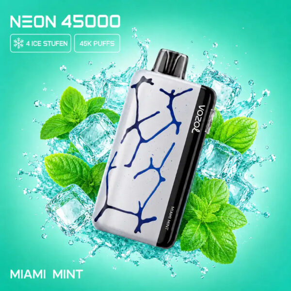 Vozol-Vape-Neon-45000-Miami-Mint Vozol Vape Neon 45000