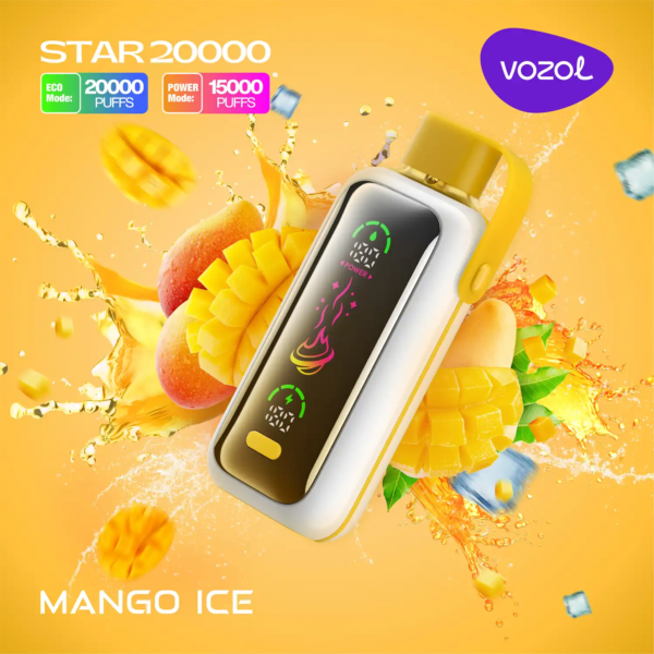 Vozol-Vape-Star-20000-Mango-Ice-1-1 Vozol Vape Star 20000 - Mango Ice