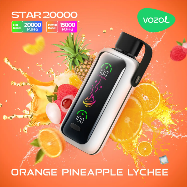 Vozol-Vape-Star-20000-Orange-Pineapple-Lychee-1-1 Vozol Vape Star 20000 - Orange Pineapple Lychee
