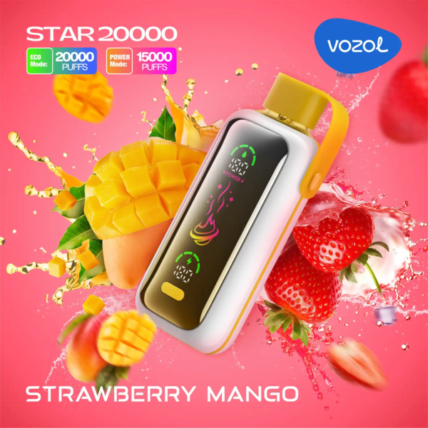 Vozol-Vape-Star-20000-Strawberry-Mango-1-1 Vozol Vape Star 20000 - Strawberry Mango