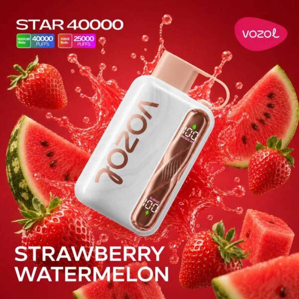 Vozol-Vape-Star-40000-Strawberry-Watermelon Vozol Vape Star 40000 - Strawberry Watermelon