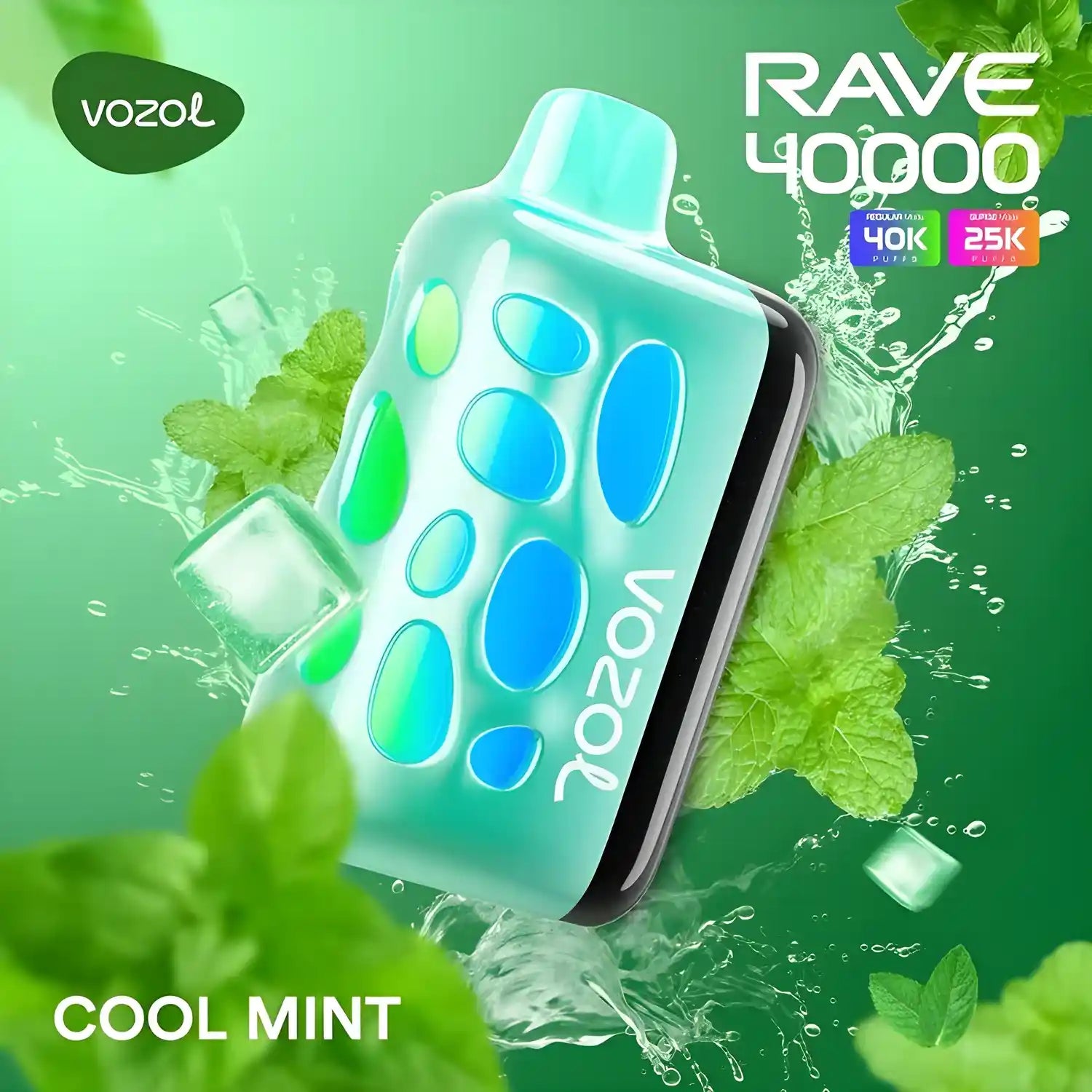 Vozol Vape Rave 40000 - Cool Mint